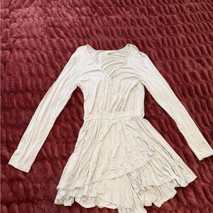 PPLA Light Gray Long Sleeve Romper